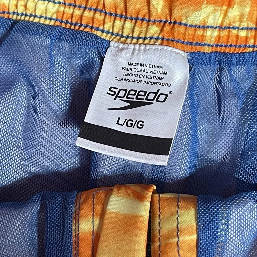 Speedo Swim trunks Size Large 4-Way Comfort Stretch UPF 50+‎ Z-360